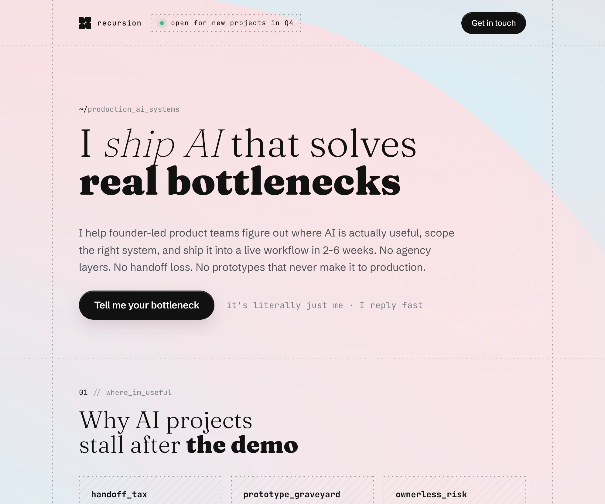 Recursion.run website