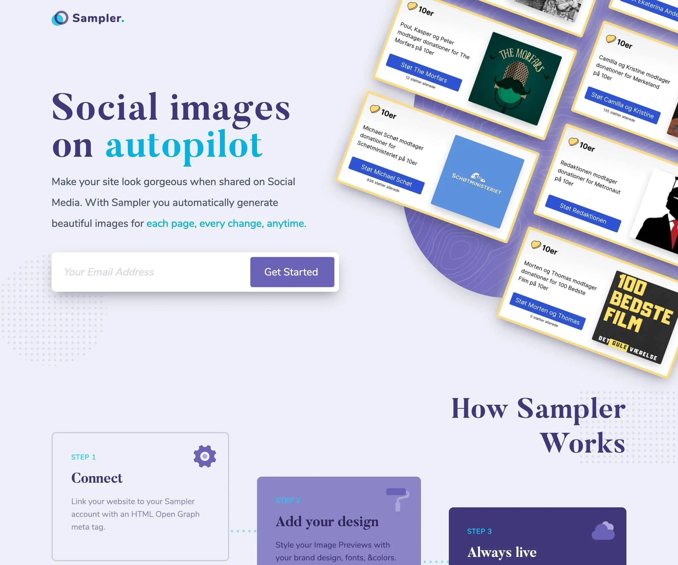Sampler.app website